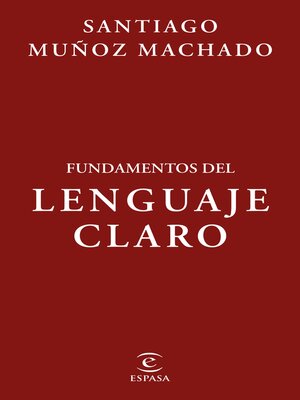 cover image of Fundamentos del lenguaje claro